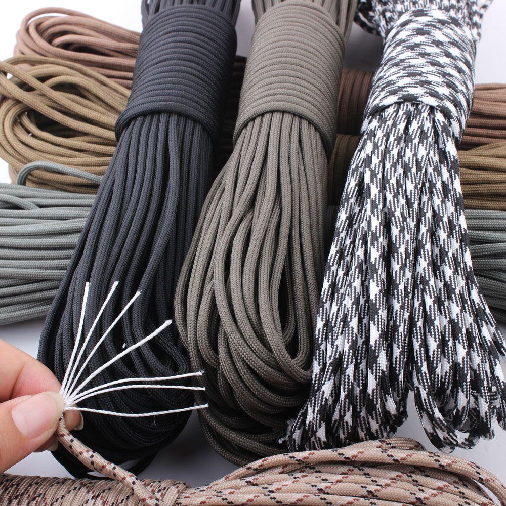 Outdoor Activity Tent Strap Parachute Line Paracord Camping Rope Parachute Lanyard Parachute Cord