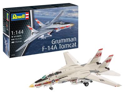 Немецкий Revell масштабная американская пластиковая модель Grumman Tomcat 03782 1/144 F-14A (самолет)