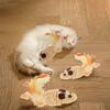 3pcs Hemp Rope Mouse Resistant To Scratching and Bite Cat Self-Happiness Toy Simulation Feather Bell Funny Cat Little Mouse