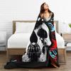 Deftones Alternative Metal Band Blanket Skull Travelling Flannel Throw Blanket Soft Durable Chair Sofa Bed Bedspread Gift Idea