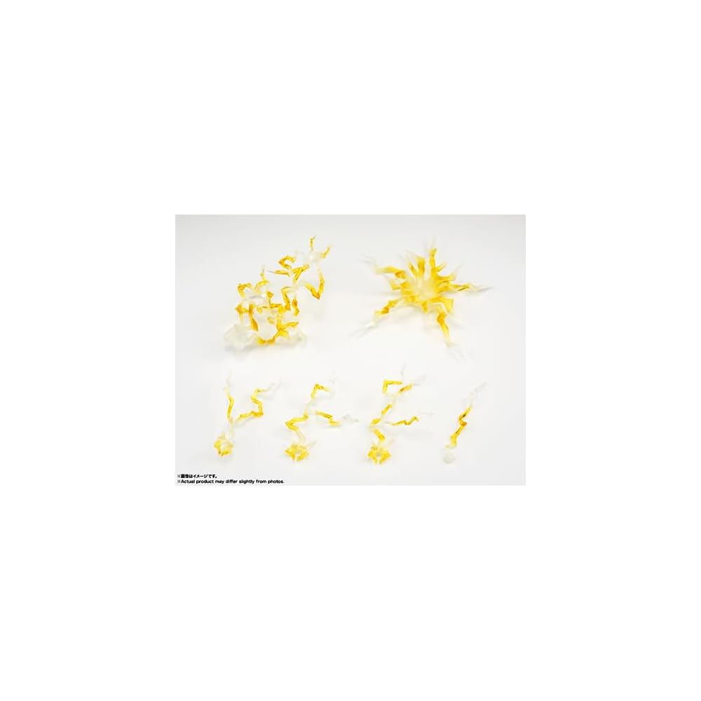 TAMASHII NATIONS Soul Effect Громовой Желтый Вариант Без Масштаба ABS ПВХ Раскрашенная Фигурка для S.H. Фигурки