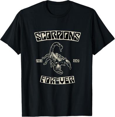 Официальная черная футболка Scorpions Forever с 1965 года