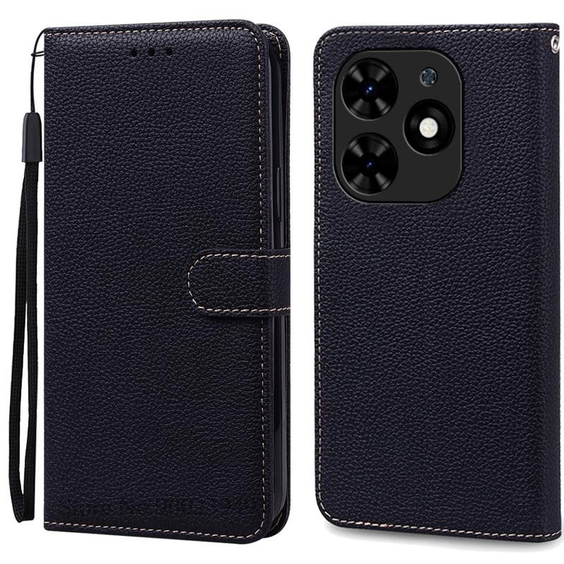 Чехол Spark Go 2024 для Tecno Spark Go 2024, кожаный чехол-кошелек, откидная крышка для Techno Spark Go 2024, чехол для телефона, чехол, Fundas