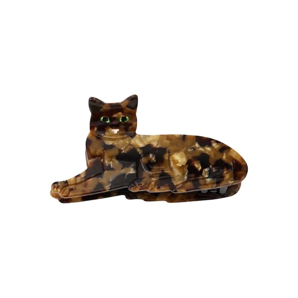 Cartoon Cat Hair Claw Clip Acetate Material Hair Barrettes Acetate Hair Clips Hair Accessories
