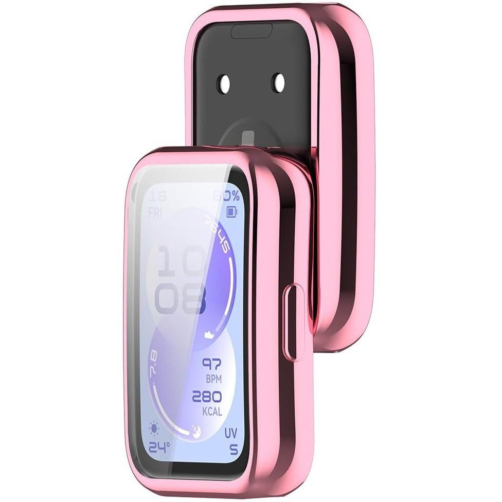 2in1 Case with Screen Protector for Huawei Band 11, Pink
