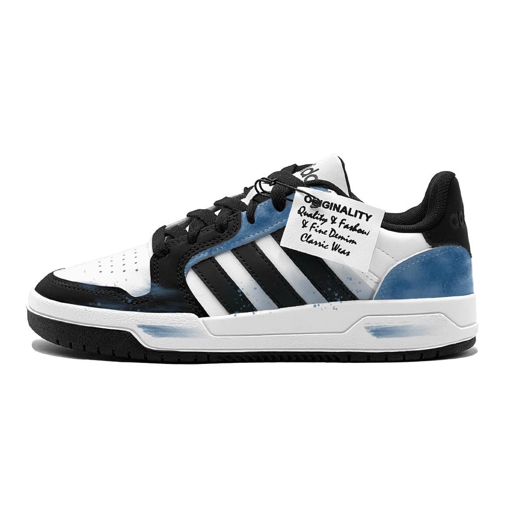 Adidas ENTRAP Skateboard Shoes Unisex Low top White JQ3923(TeamS2-S-BOX)