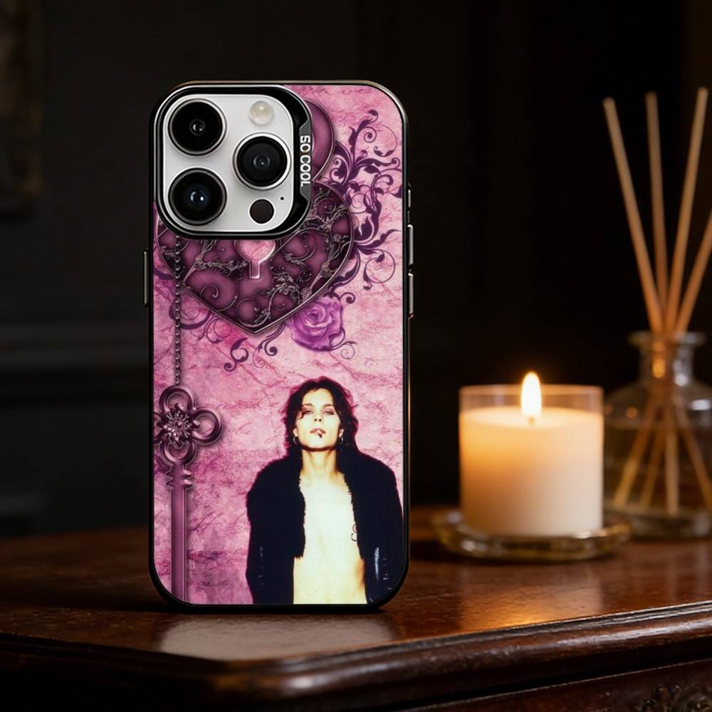V-Ville H-HIM V-Valo Emery Чехол для телефона для iPhone 17,16,15,14,13,12,11,Pro Max,Plus Конфетный Серебристый Чехол