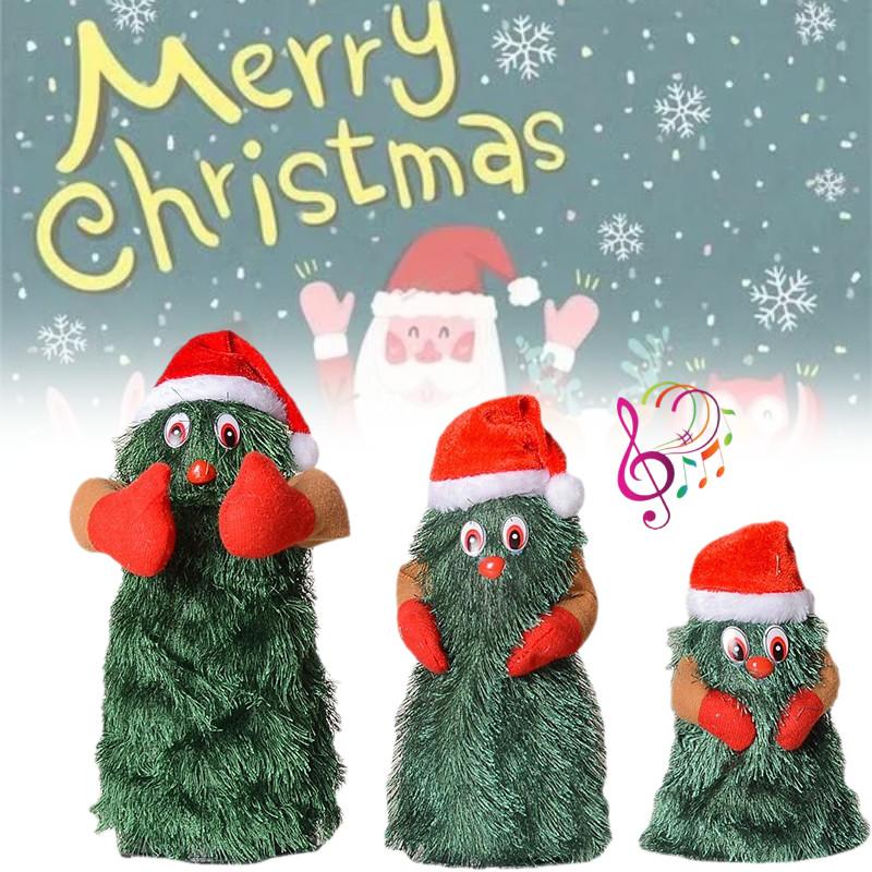 Дерево Электрическое Рождественское Вращающееся Танцующее Поющее Игрушки Кукла Подарок