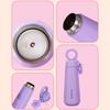 450ML Capacity Stainless Steel Insulated Cup Sunflower Pendant Sports Water Cup  Women Girls