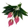 Real Touch Fake Anthurium Tree Branch Handmade Real Touch Palm Tree  Home Decorations