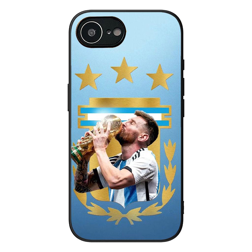 Флаг Аргентины Футбол Номер 10 Чемпион для Samsung Galaxy A36 A17 A26 A07 A35 A54 A53 A13 A33 A34 S20 S21 FE S10 Plus Чехол