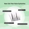 DIY Adhesive False Eyelashes Wispy Glue Free Fake Lashes Sweet Self-adhesive Lash Clusters  Lady