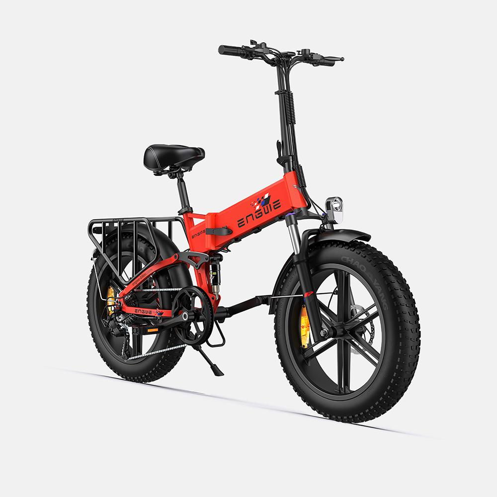 ENGWE ENGINE X Складной Электровелосипед Вездеход 250 Вт Мотор 48 В 13 Ач Аккумулятор 20-дюймовые Снежные Шины 120 км Запас Хода Электро Горный Велосипед