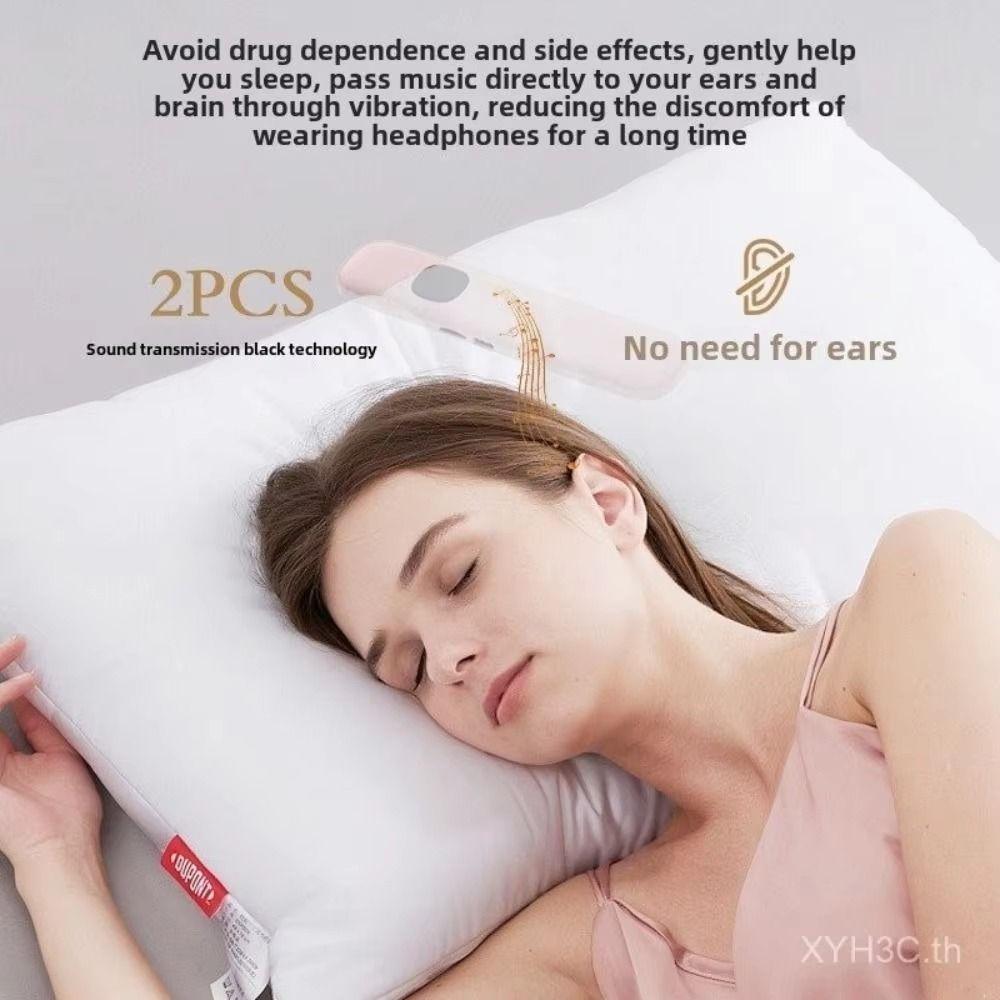 LED Display Under Pillow Speaker Bluetooth 5.4 White Noise Sleep Aid Bedside Listening