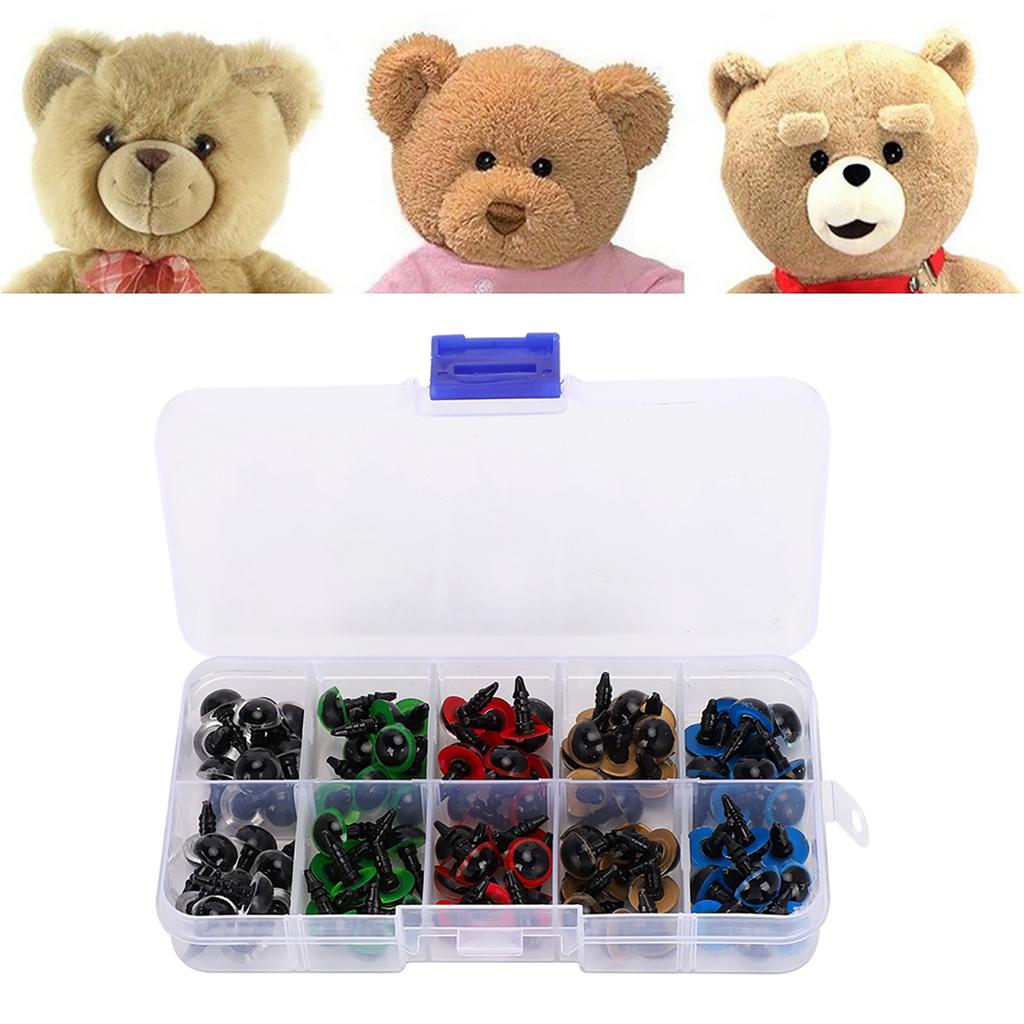 Кукольные глаза Пластиковые Поделочные Цветные Сделай сам Детские Плюшевый мишка Плюшевая игрушка-животное Аксессуары