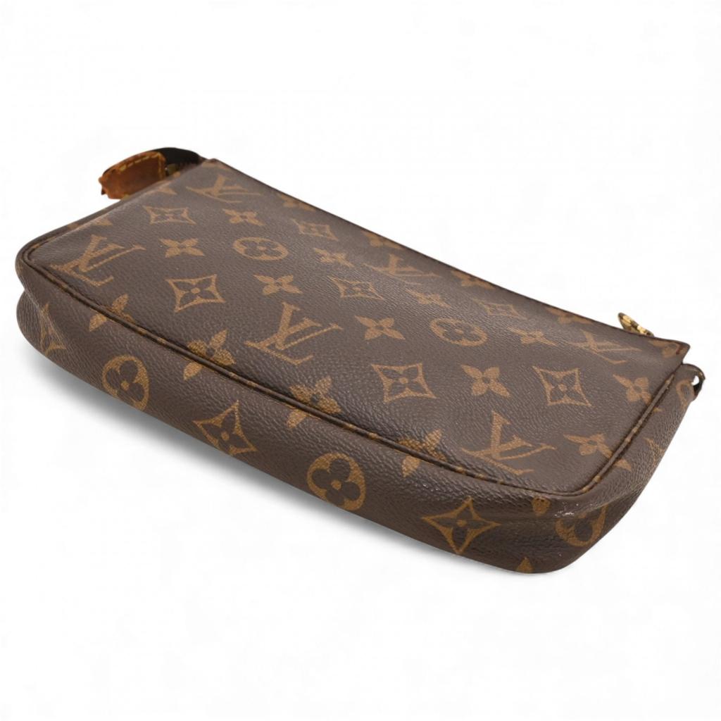 Auth LOUIS VUITTON Monogram Pochette Accessoires Pouch lv3312ss Used