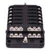 12-Way Blade Fuse Box Holder W/ LED Indicator