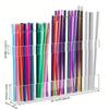 No Drilling Straw Storage Rack Reusable Cabinet Door Storage Container  Restaurant Application