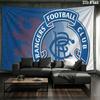 Rangers FC Wall tapestry, aesthetic printed fabric blanket, suitable for bedroom, living room, and home decor.