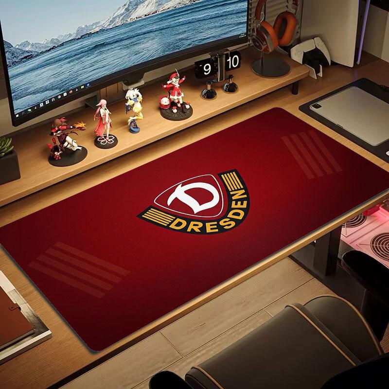 Dynamo Dresden Large Size Mouse Pad Large Gaming Table Cushion Non-slip Laptop Tablet Big Mousepad XXL Mat Mini PC Playmat With Lock edge