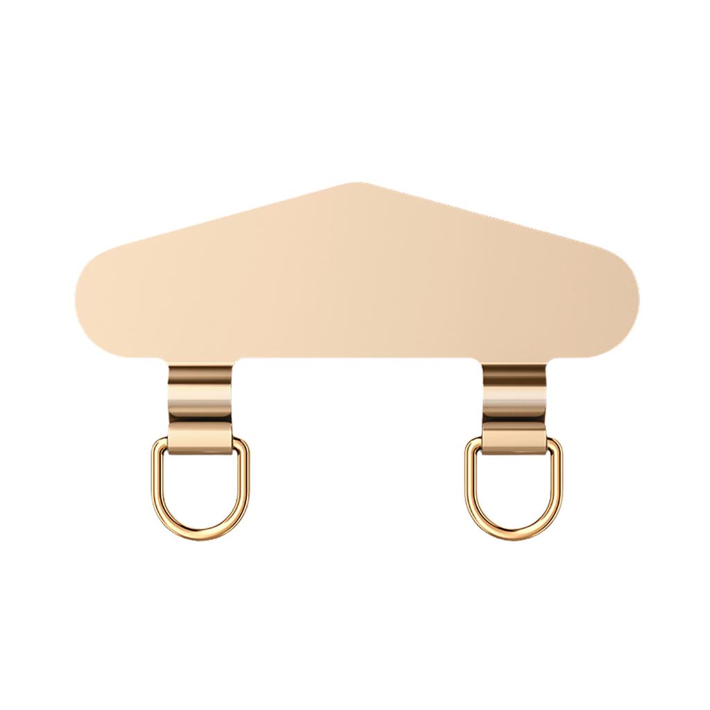 Зажим для телефона из нержавеющей стали с двойной металлической цепочкой для уха для надежного крепления на открытом воздухе для активного образа жизни