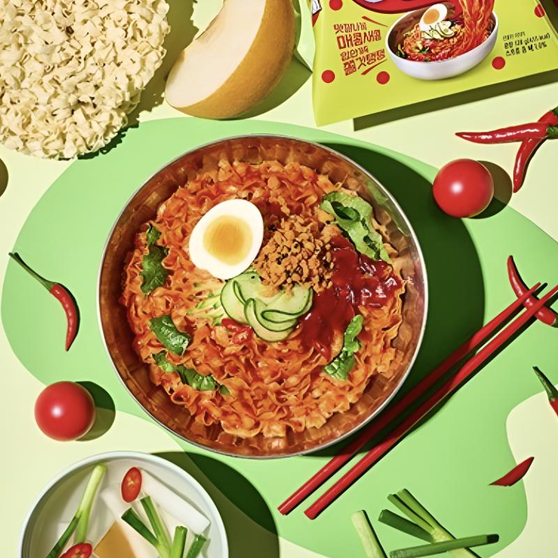 Nongshim Бэхондон Бибиммён/Корейский Рамен