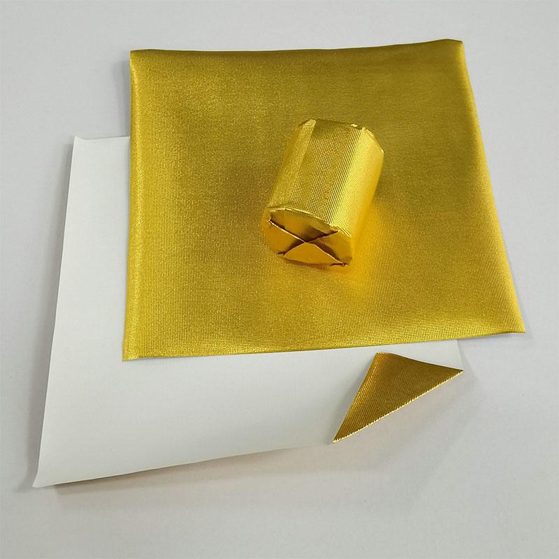 100 шт. 20*20 см DIY Пищевая алюминиевая фольга Упаковочная бумага листы Упаковка для шоколадных конфет Свадебная вечеринка Подарок на день рождения Декор