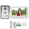 7in Video Door Phone Night Vision IR CUT 2 Way Audio Remote Unlock Rainproof Doorbell for Home