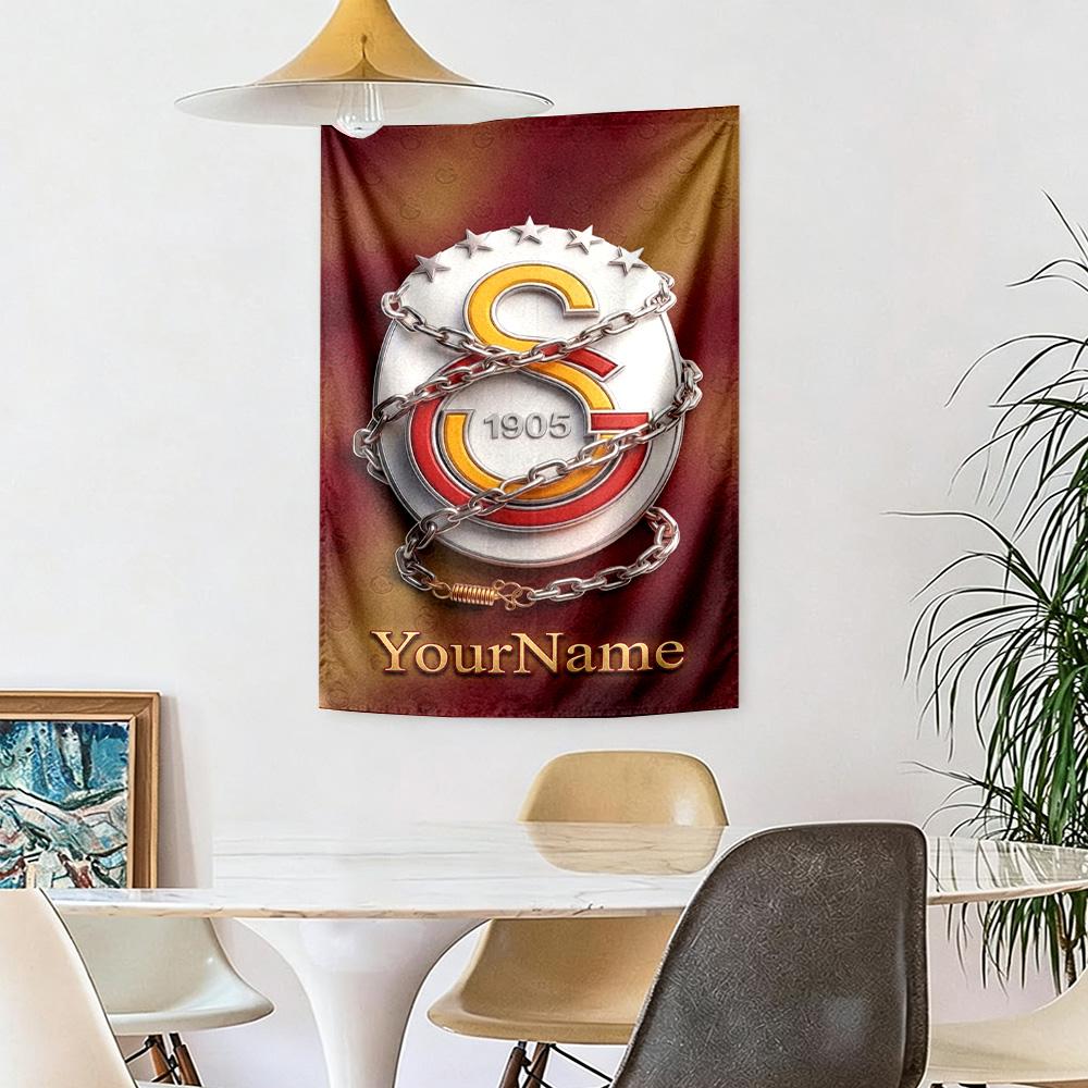 Galatasaray Custom Your Name Wall Decor Tapestry Art For Pet Memorial Birthdaywedding Party Backdrop Family Gift