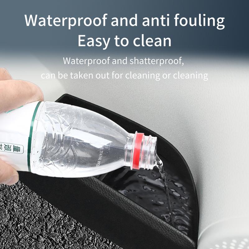 for Smart #1 #3 Door Side Storage Box Front Rear Door Handle Organizer Tidying TPE Car Accessories