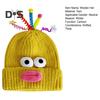 Мультяшная шерстяная шапка с выдвижными щупальцами, теплая вязаная шапочка для детей, реквизит для фотосъемки, головной убор для катания на лыжах, походов, термошапка для взрослых и подростков