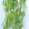 Artificial Plant Realistic No Withering Fadeless Nordic Style Decorative Plastic Simulation Willow Leaves Vine Home Decor