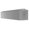 Garden Shed Light Gray 191 x 980 x 198 cm Galvanized Steel