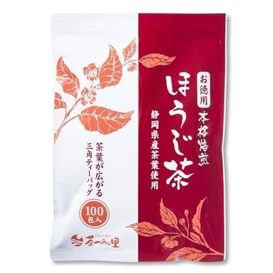 Chatsumi no Sato Bulk Hojicha Tea Bags Large Capacity 2.5g100 pieces Shizuoka Prefecture Produced Roasted Pack Gift