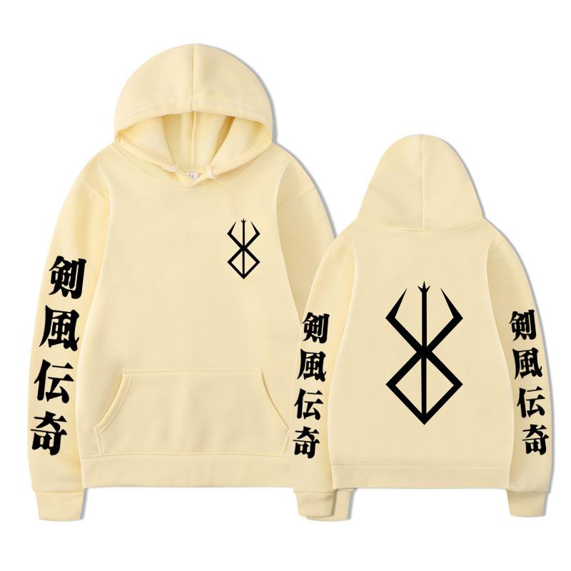 Японская Анимация Берсерк Толстовки Мужская Мода С Длинным Рукавом Свитшоты Женские Повседневные Уличная Одежда Харадзюку Пуловеры Судадерас