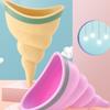 Женское устройство для мочеиспускания, силиконовая воронка для мочеиспускания стоя с незаметной сумкой для переноски