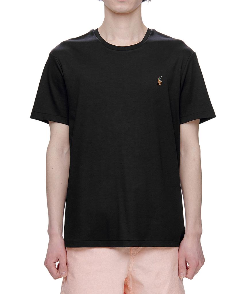 POLO RALPH LAUREN Custom Slim Soft Cotton Tee - Black