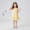 Snoopy Girls' Summer Plaid Mesh Princess Dress