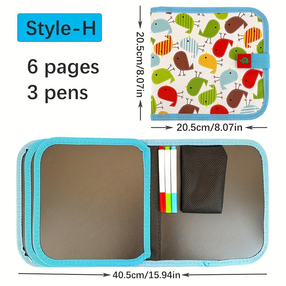 Стираемая доска для рисования, волшебная книга Монтессори, игрушки для рисования водой с ручкой, многоразовая книга для рисования, игрушки для раннего образования