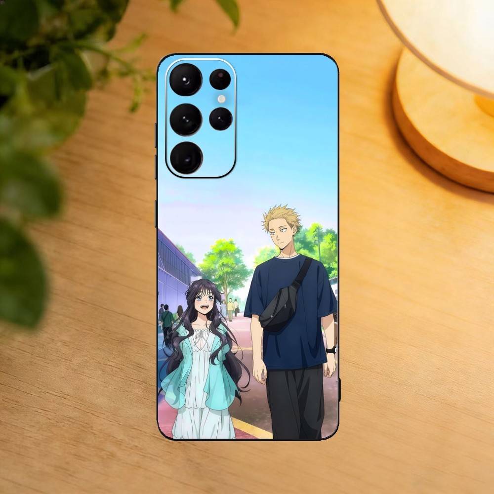 Чехол для телефона Rintaro T-Tsumugi K-Kaoruko Waguri для Samsung S25,24,23,22,30,21,10,9,Ultra,Plus,Lite, Мягкий черный чехол