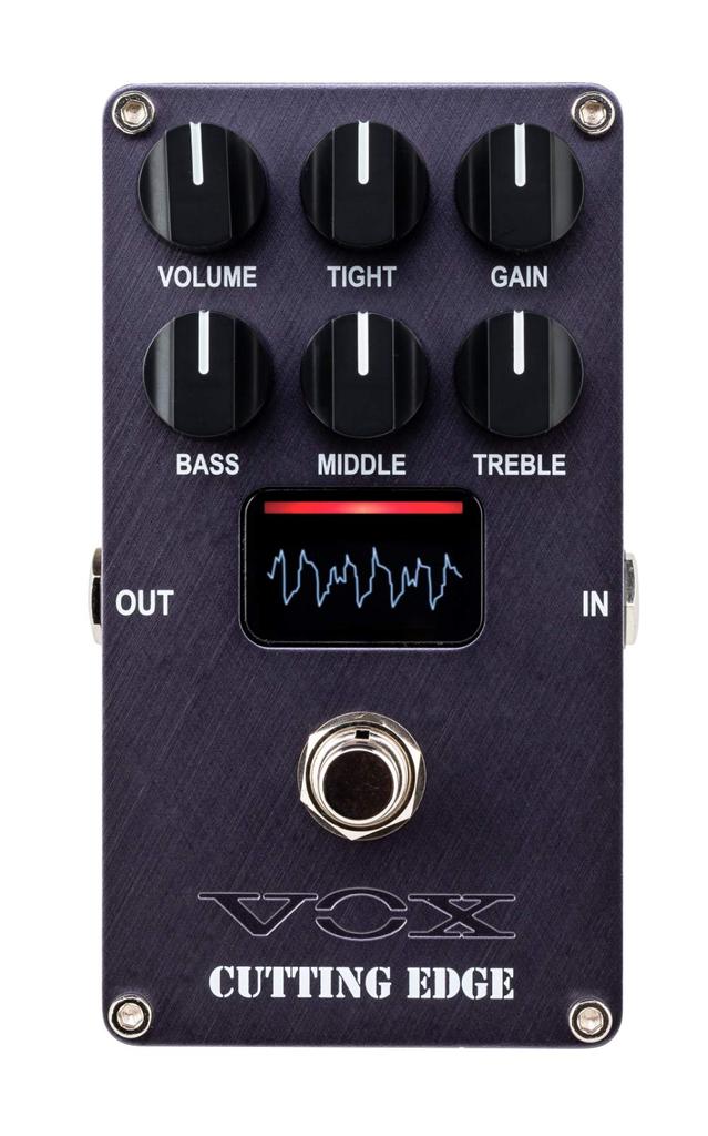 VOX Compact Effector for Electric Guitar CUTTING EDGE Cutting Edge Vacuum Tube Equipped with Nutube High Gain Distortion Lead VE-CE