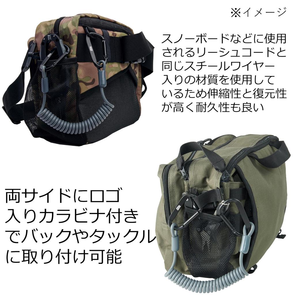 Abu Garcia Поводок спиральный серый