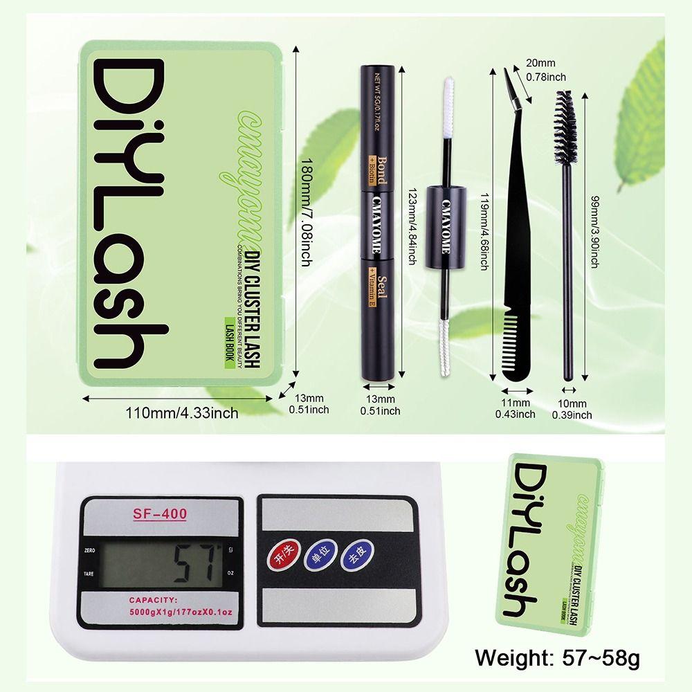 551 шт. набор для наращивания ресниц «сделай сам», индивидуальный комплект для начинающих