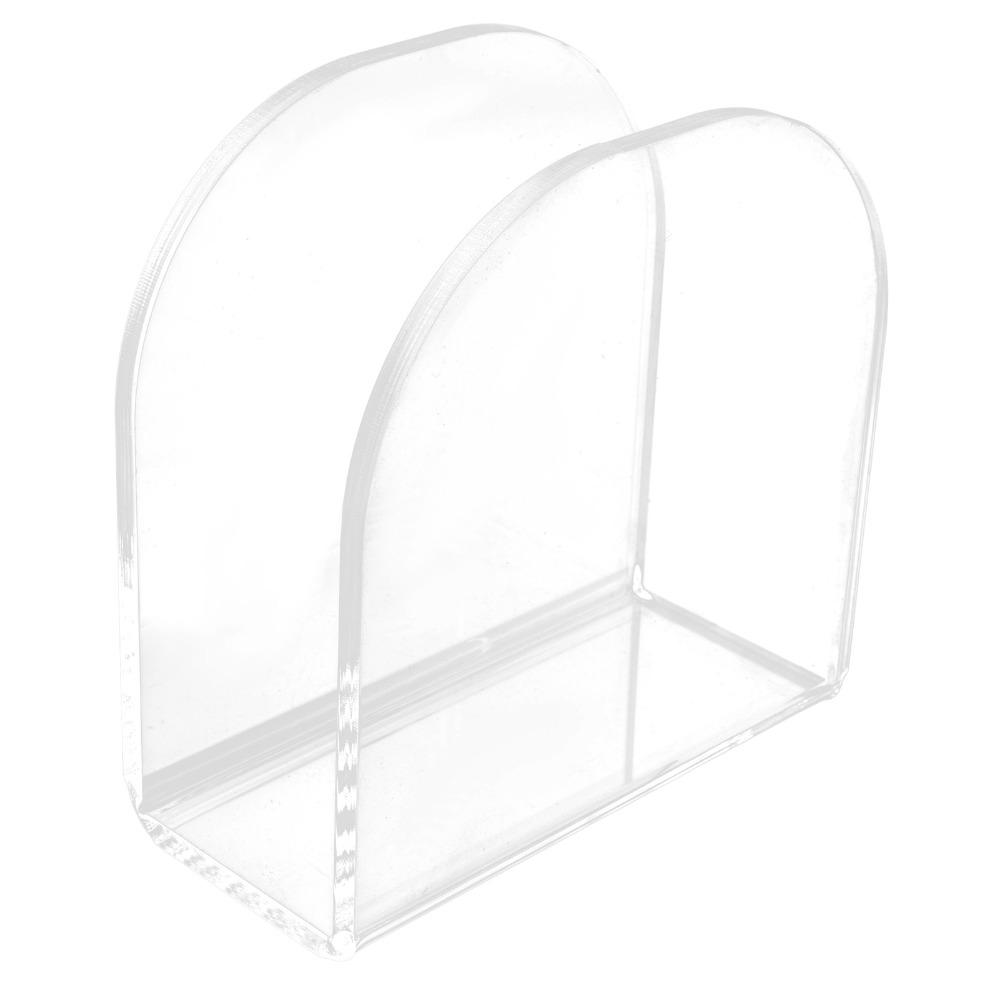 Easy Access Acrylic Napkin Holder Transparent U-shape Tissue Organizer Premium Creative Storage Stand Kitchen Organize