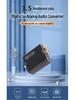 Черный алюминиевый цифро-аналоговый аудиопреобразователь: Коаксиальный, 3,5 мм, оптоволоконный к SPDIF, Lotus
