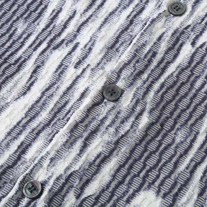 Мужские рубашки с коротким рукавом, летняя мода, большие размеры 4XL-11XL, полосатая рубашка большого размера, мужская рубашка