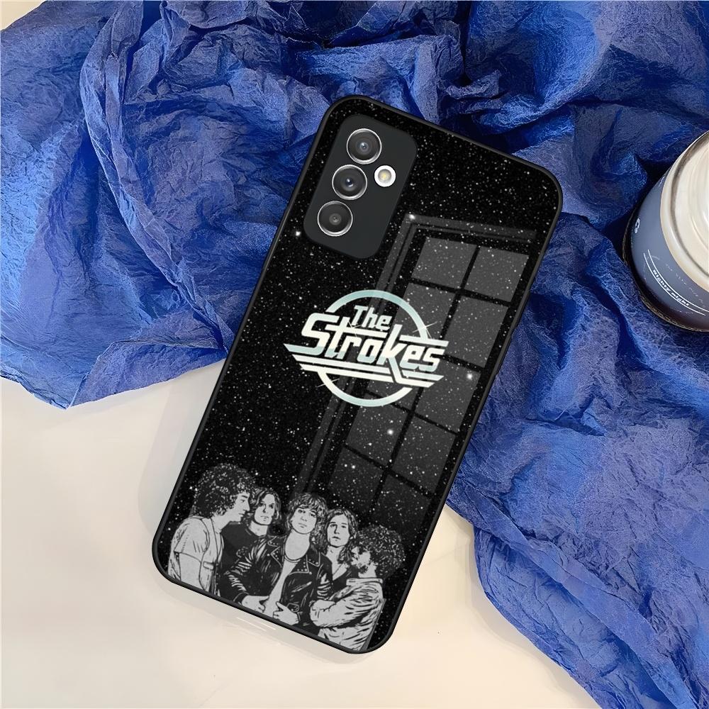 Чехол для телефона The Strokes для Samsung S25 S24 S30 S21 S23 S20 S22 Fe S10 E S9 Note 20 Pro Ultra Plus стеклянная крышка