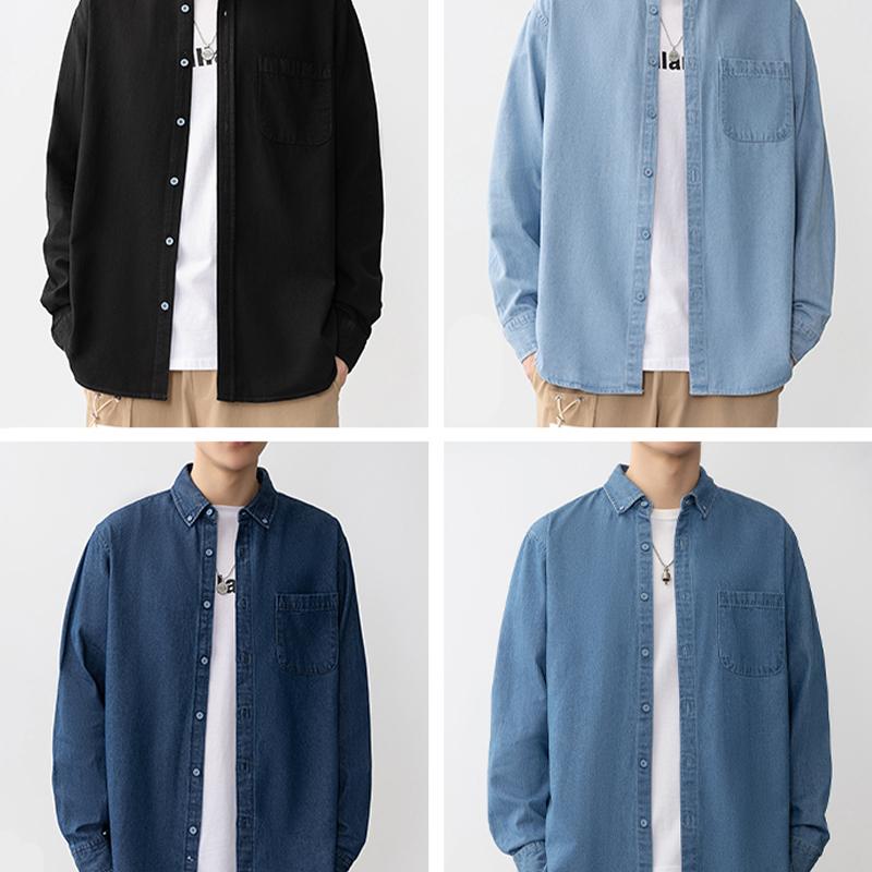 50x145см Тонкая / Плотная Эластичная Хлопковая Джинсовая Ткань Ретро Стиль Выстиранная Мягкая Джинсовая Ткань Для DIY Юбок Пальто Брюк Швейный Материал