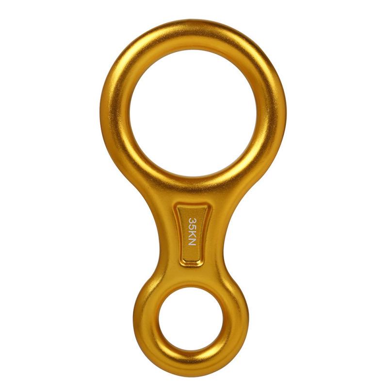 Устройство контроля спуска 8-образного спуска для скалолазания на открытом воздухе для скалолазания