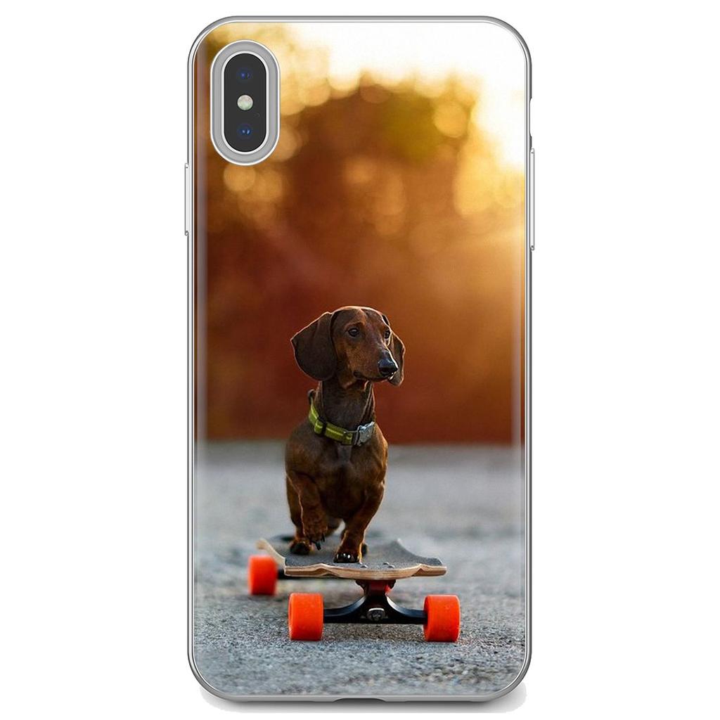Мягкий чехол для iPhone iPod Touch 11 12 Pro 4 4S 5 5S SE 5C 6 6S 7 8 X XR XS Plus Max 2020, мягкий чехол с силуэтом таксы, щенков, собак